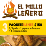 Paquete-Llenes (1/2 Pollo + Papas + Refresco)
