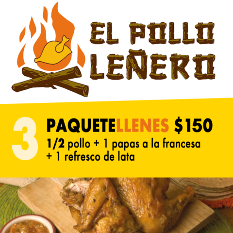 Pollo Leñero - PaqueteLlenes