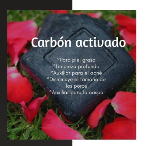 jabon artesanal carbon activado